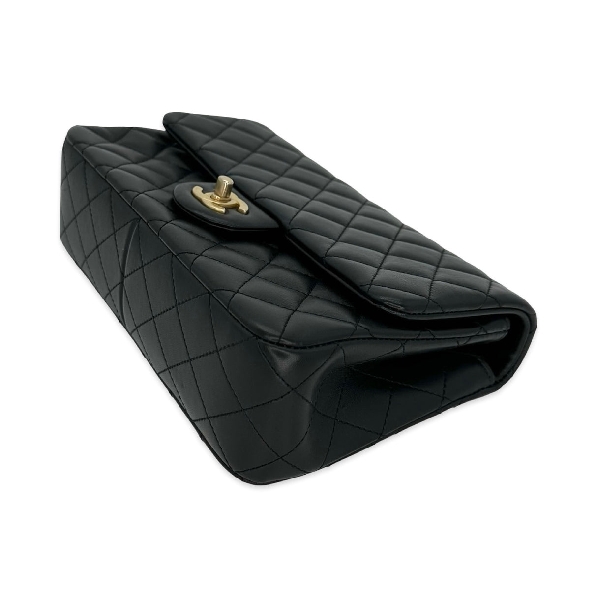 CHANEL: Quilted Lambskin Sweet Camellia Small Flap Bag