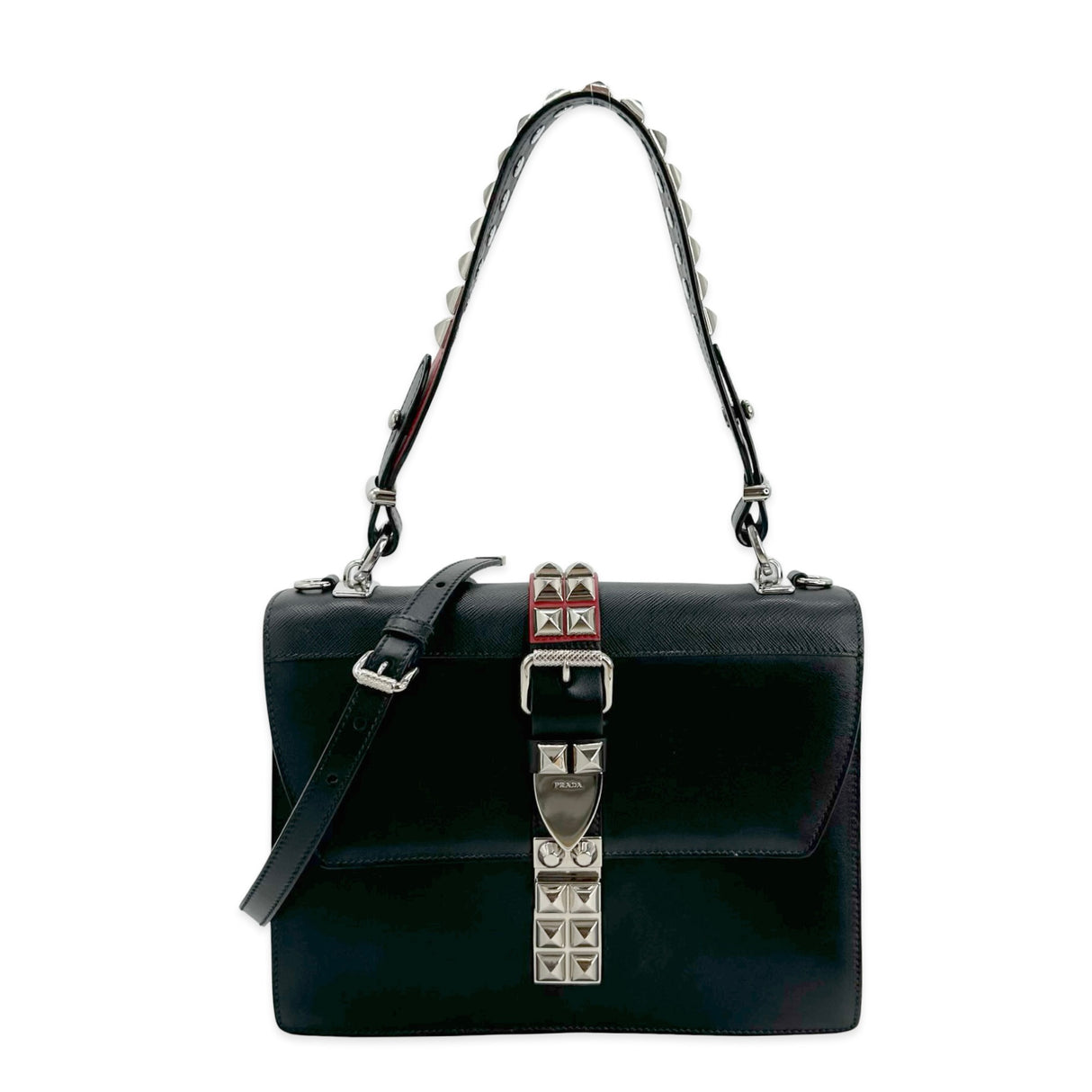 PRADA: Saffiano Leather Elektra Shoulder Bag