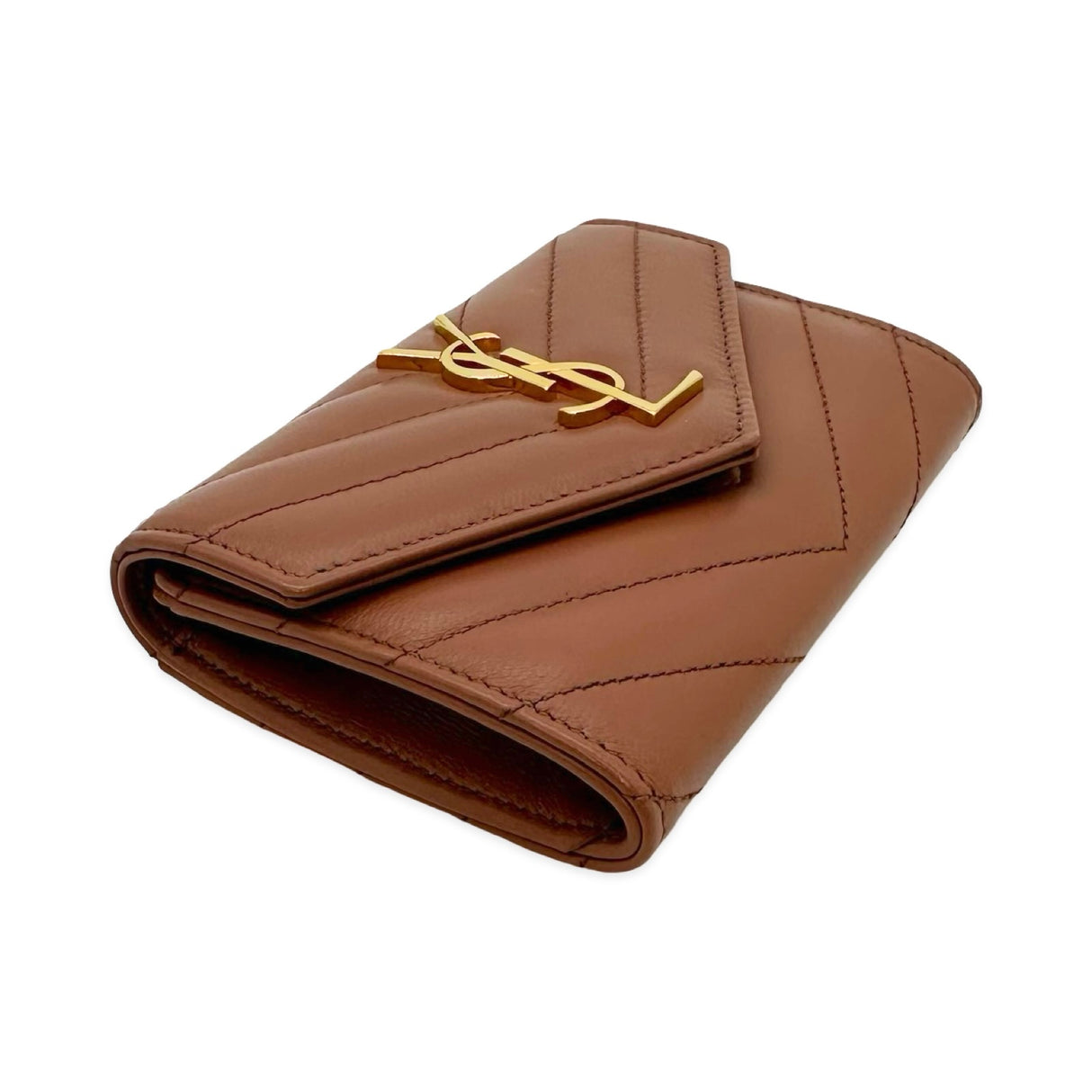 Quilted Lambskin Cassandre Snap Wallet