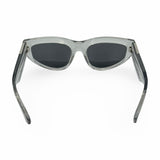 BURBERRY: Transparent Cat Eye Sunglasses