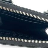 PRADA: Embossed Leather Symbole Phone Holder Crossbody