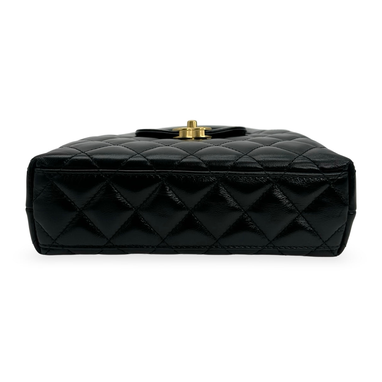 CHANEL: Quilted Calfskin Nano Kelly Top Handle Bag