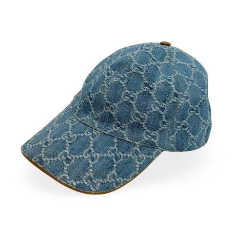 GUCCI: GG Denim Canvas Baseball Cap