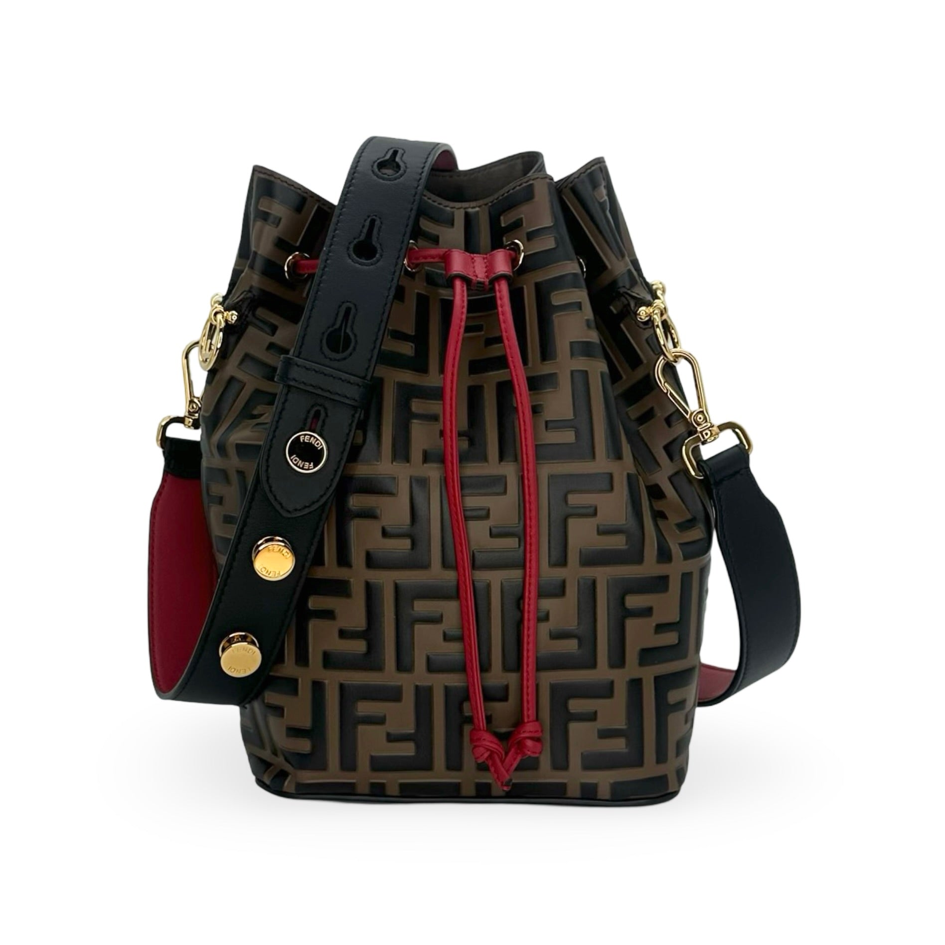 FENDI FF Vitello Grande Mon Tresor Bucket Bag Luv Luxe Scottsdale