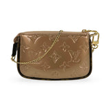 LOUIS VUITTON: Monogram Vernis Mini Pochette Accessoires