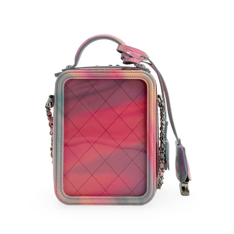 CHANEL: PVC CC Filigree North South Vanity Case