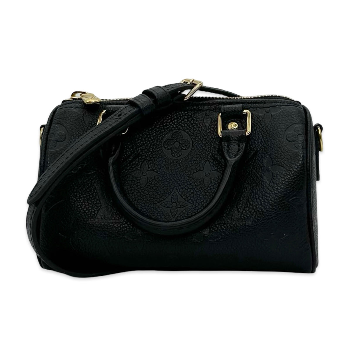 LOUIS VUITTON: Monogram Empreinte Nano Speedy Bandouliere