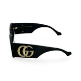 GUCCI: Rectangle GG Sunglasses