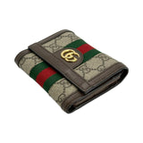 GUCCI: GG Supreme Ophidia Compact Wallet