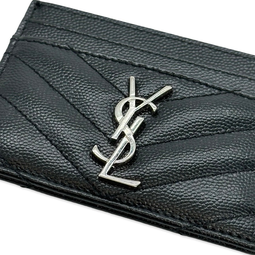 Quilted Grain de Poudre Cassandre Card Holder