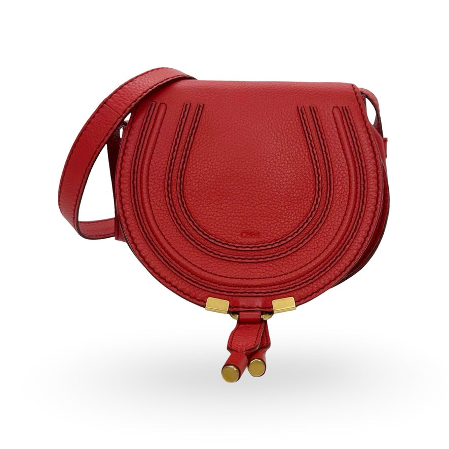 CHLOE: Leather Small Marcie Crossbody
