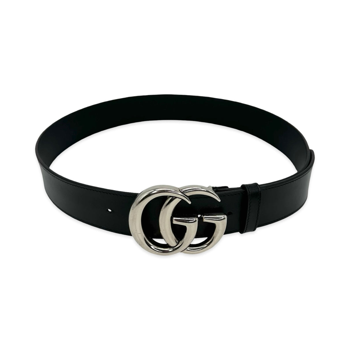 Calfskin GG Marmont Wide Belt