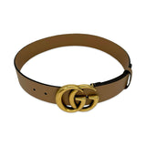 GUCCI: Leather GG Marmont Wide Belt