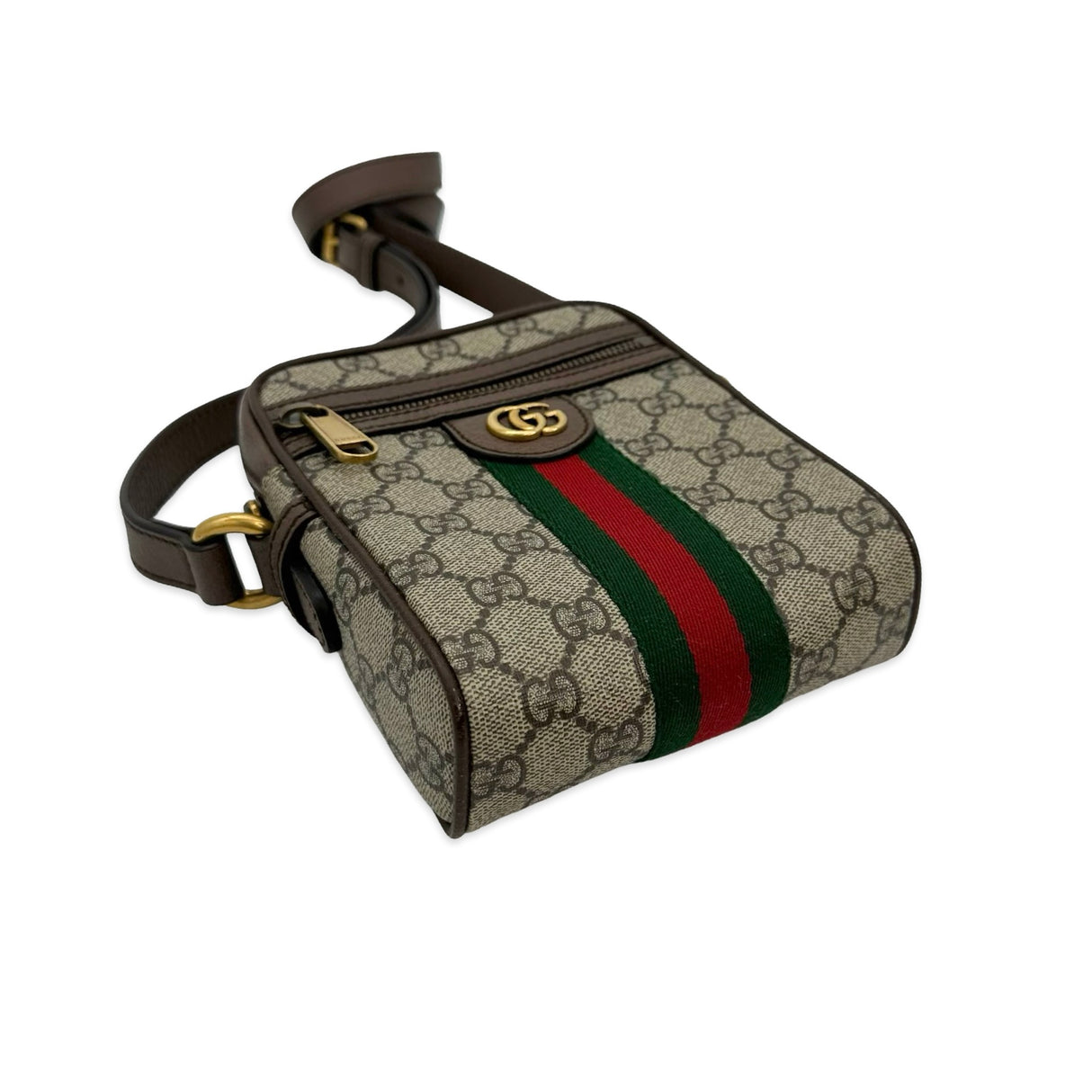 GUCCI: GG Supreme Ophidia Mini Messenger Crossbody