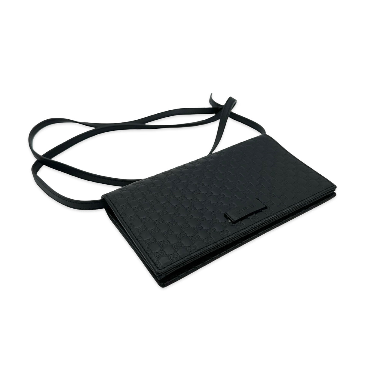 GUCCI: Microguccissima Wallet on a Strap