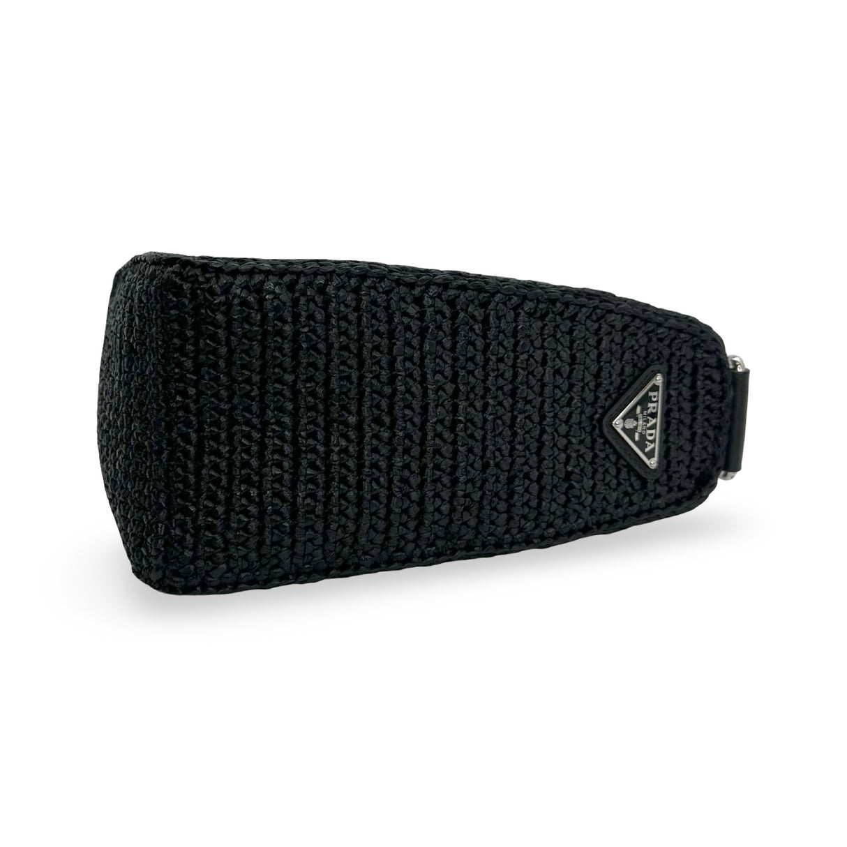 PRADA: Crochet Raffia Triangle Shoulder Bag