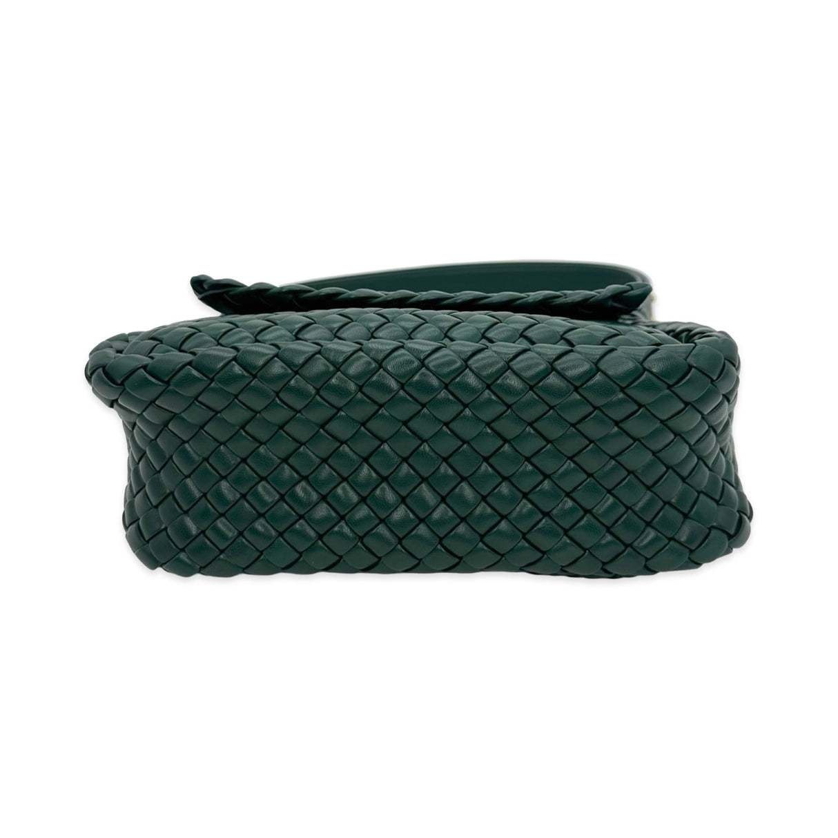 Padded Intreccio Lambskin Cobble Shoulder Bag