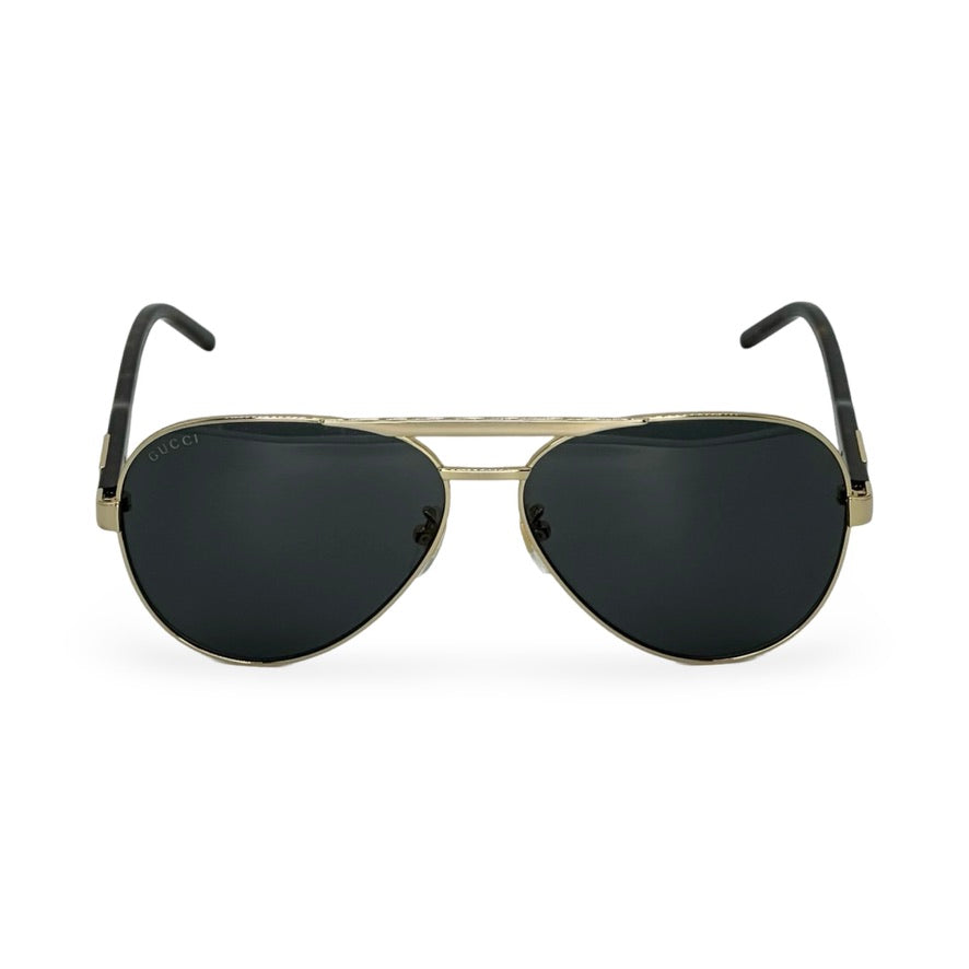 GUCCI: Tortoiseshell Aviator Sunglasses