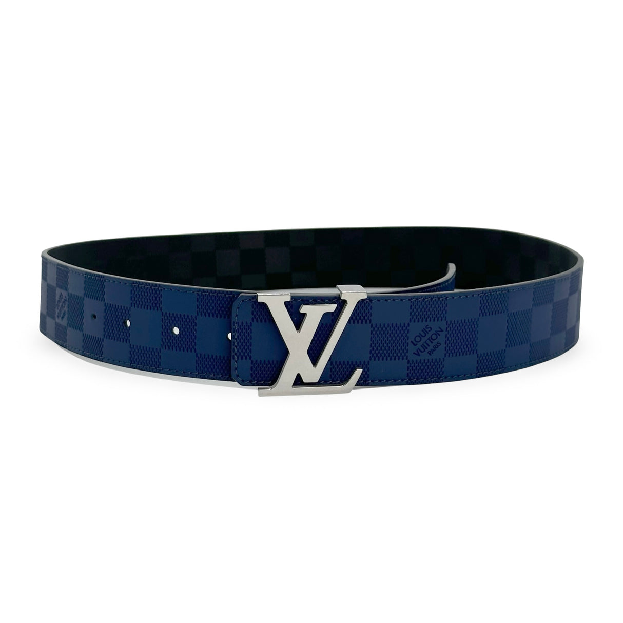 LOUIS VUITTON: Damier Infini Initiales Belt