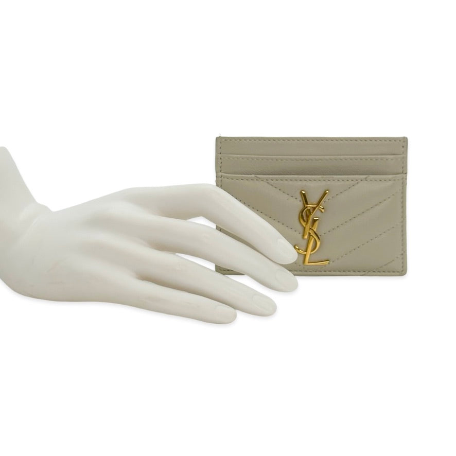 Quilted Lambskin Cassandre Card Holder