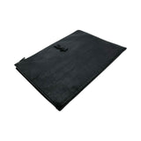 SAINT LAURENT: Croc Embossed Large Cassandre Zip Pouch