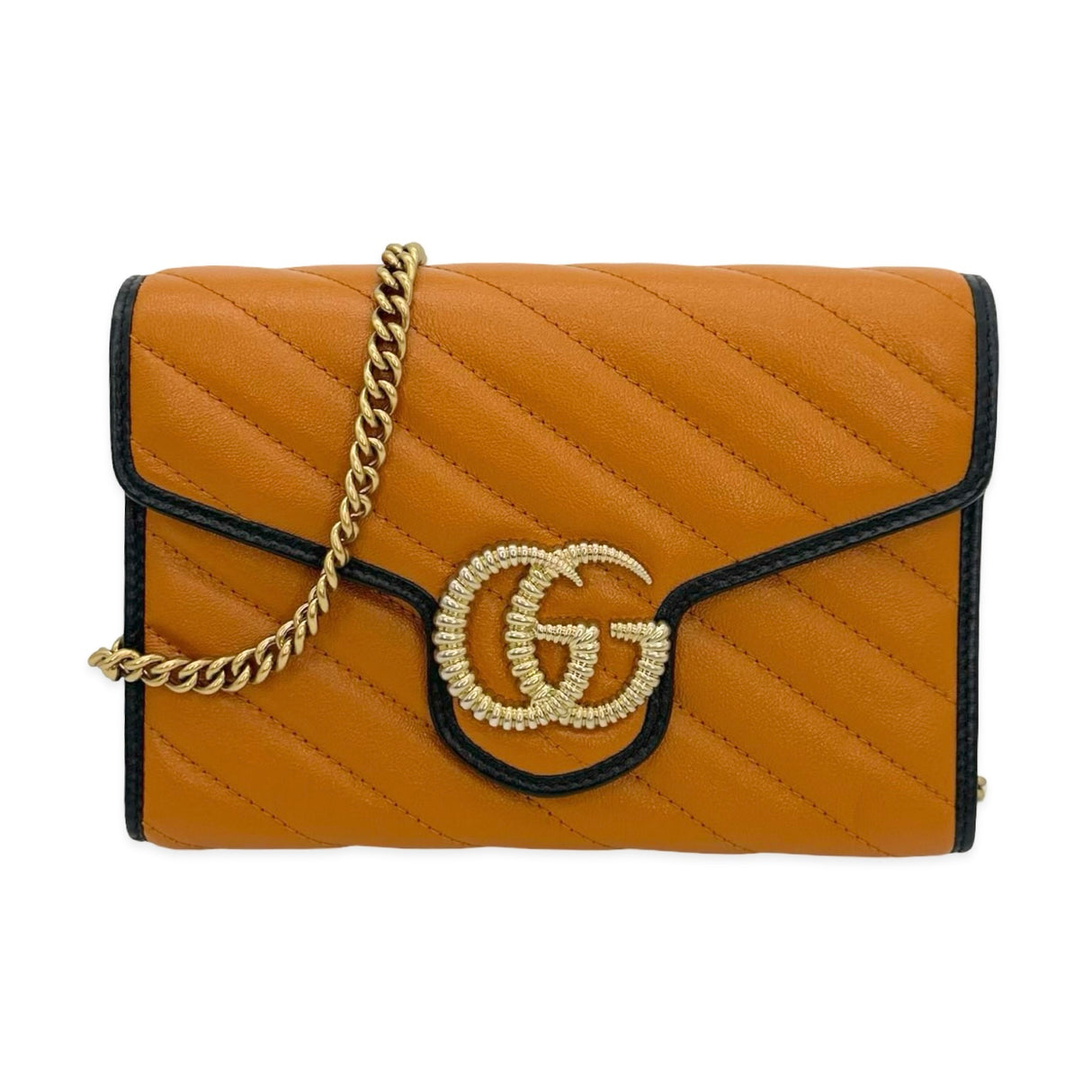 Quilted Leather GG Torchon Chain Wallet