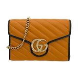 Quilted Leather GG Torchon Chain Wallet