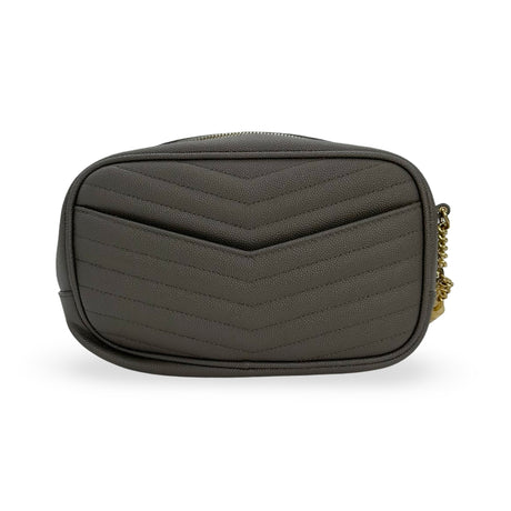 SAINT LAURENT: Grain de Poudre Mini Lou Camera Bag