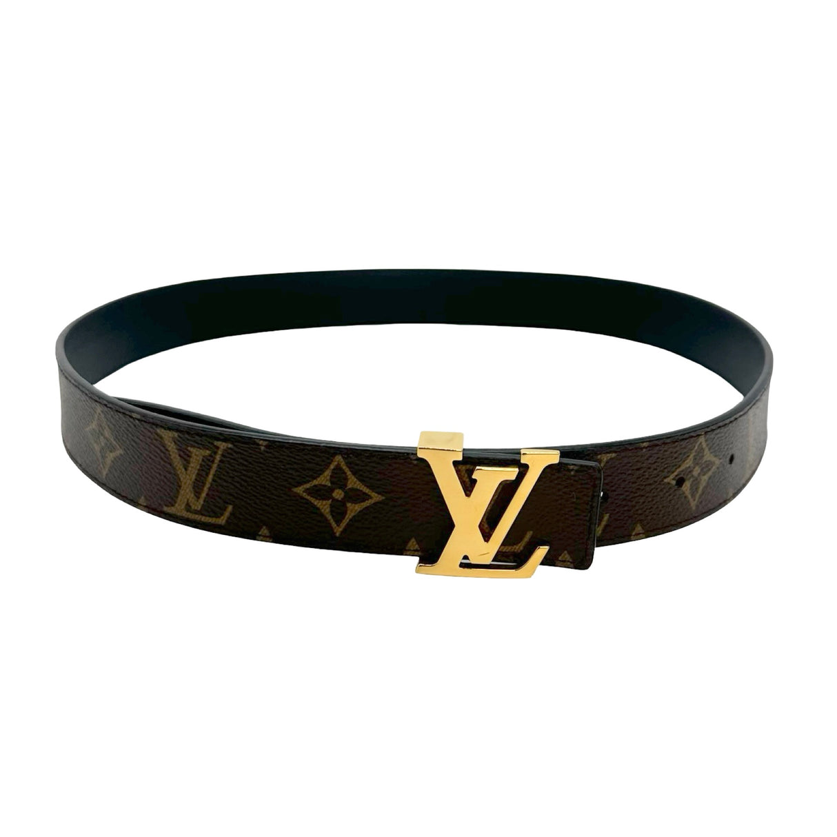 LOUIS VUITTON: Monogram 25mm Reversible Initiales Belt
