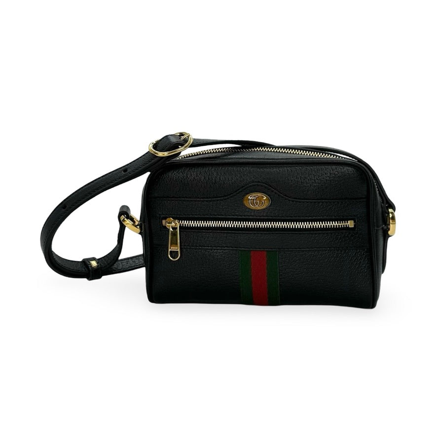 GUCCI: Leather Ophidia Mini Crossbody