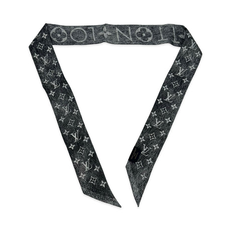 Silk Monogram Infinity Denim BB Bandeau