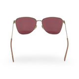 GUCCI: Pink Oversized Cat Eye Sunglasses