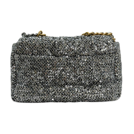 CHANEL: Quilted Sequin Small 19 Flap Bag