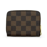 LOUIS VUITTON: Damier Ebene Animation Zippy Coin Purse