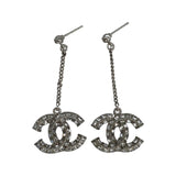 CHANEL: CC Drop Earrings