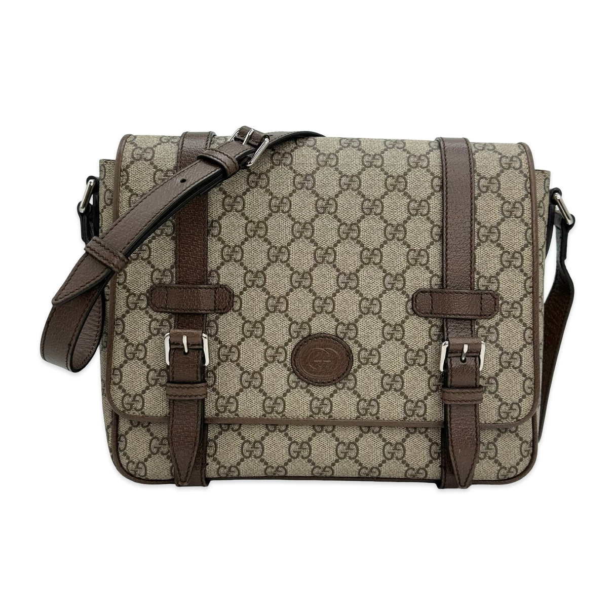 GUCCI: GG Supreme Messenger Bag