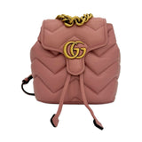 Chevron Matelasse Calfskin GG Marmont Backpack