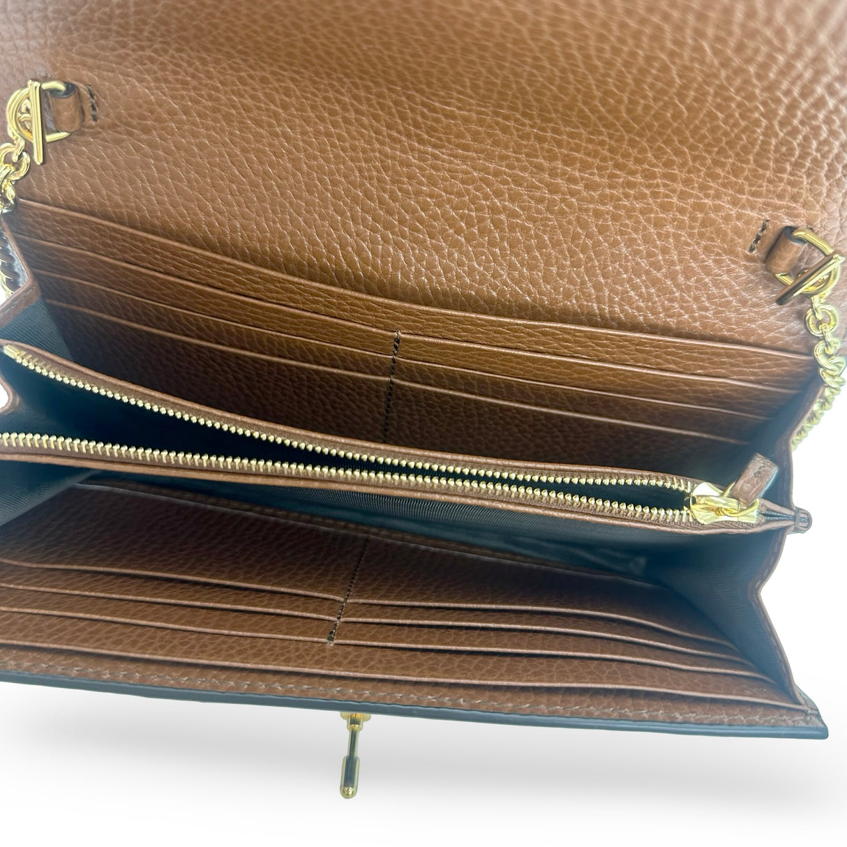 GUCCI: GG Denim Jackie 1961 Chain Wallet
