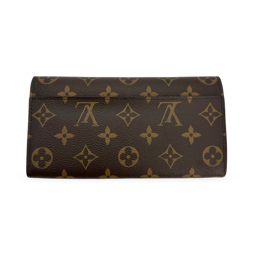 LOUIS VUITTON: Monogram Sarah Wallet