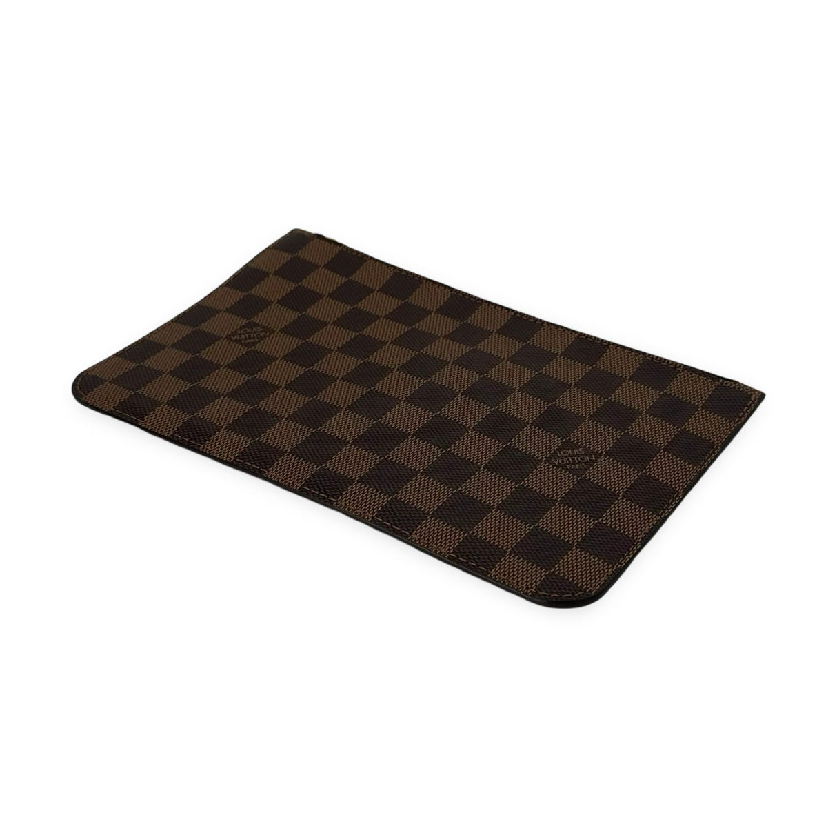 LOUIS VUITTON: Damier Ebene Neverfull Pochette