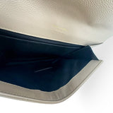 SAINT LAURENT: Grain de Poudre Triquilt Envelope Clutch