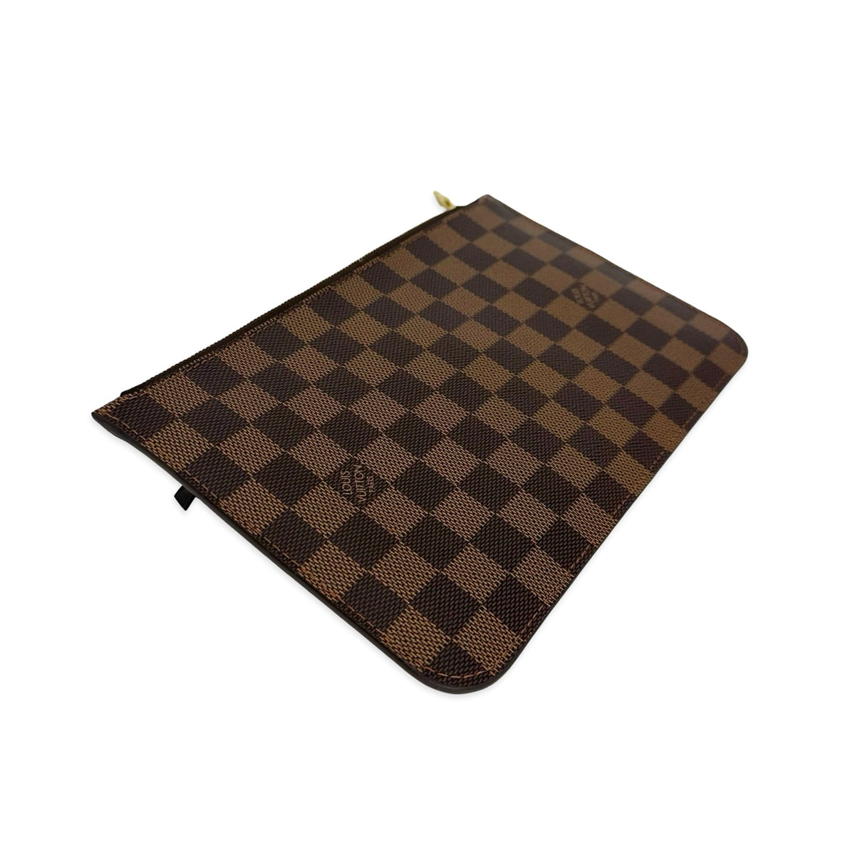 LOUIS VUITTON: Damier Ebene Neverfull Pochette