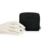 GUCCI: Microguccissima Compact Zip Wallet