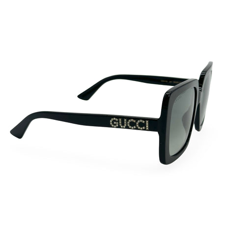 GUCCI: Crystal Square Sunglasses