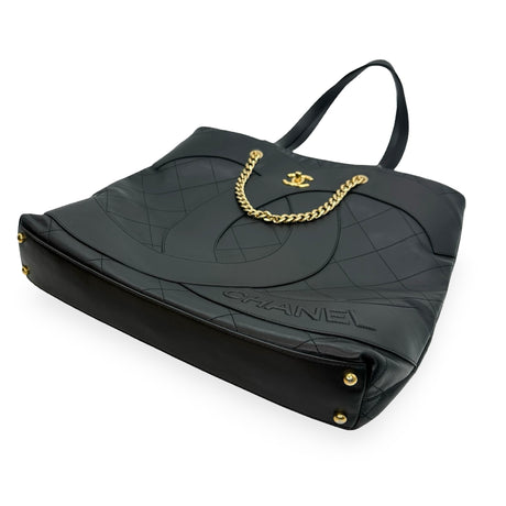 CHANEL: Calfskin Stitched Club Monaco Tote