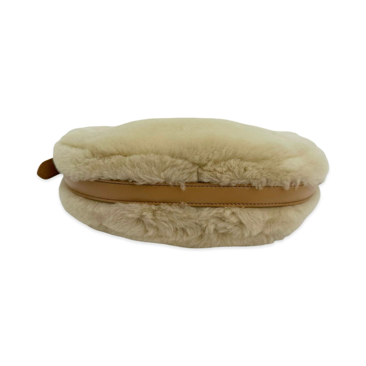 PRADA: Shearling Arque Shoulder Bag