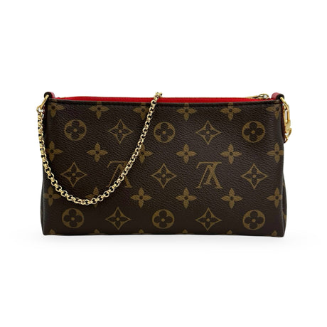 LOUIS VUITTON: Monogram Pallas Clutch