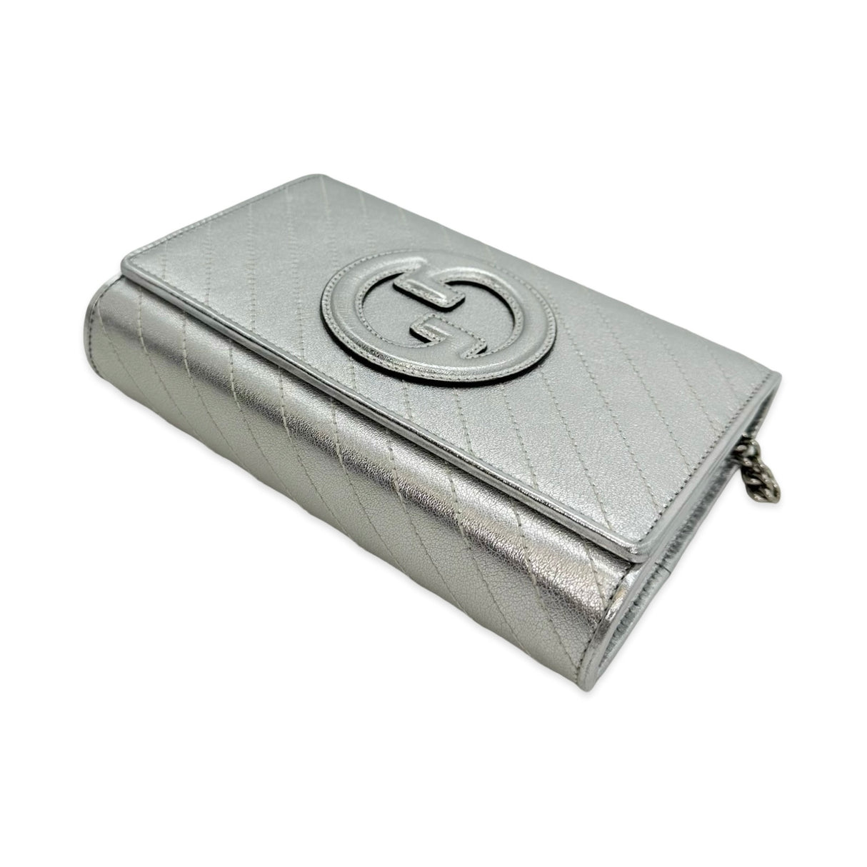 GUCCI: Quilted Blondie Chain Wallet