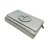GUCCI: Quilted Blondie Chain Wallet