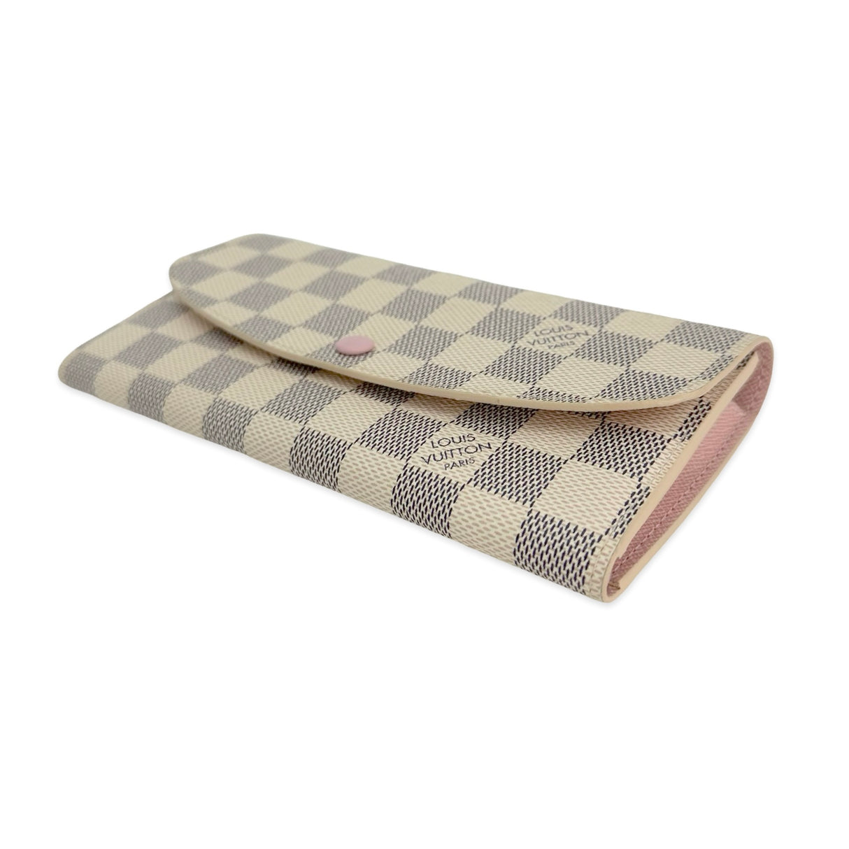 LOUIS VUITTON: Damier Azur Emilie Wallet